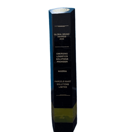 Global Brands Awards for 'Emerging Logistics Solutions Provider Nigeria.