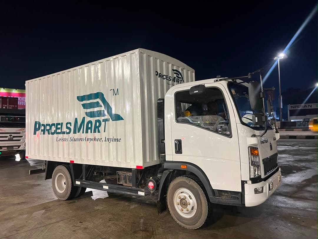 Parcelsmart truck ready for shipment delivery